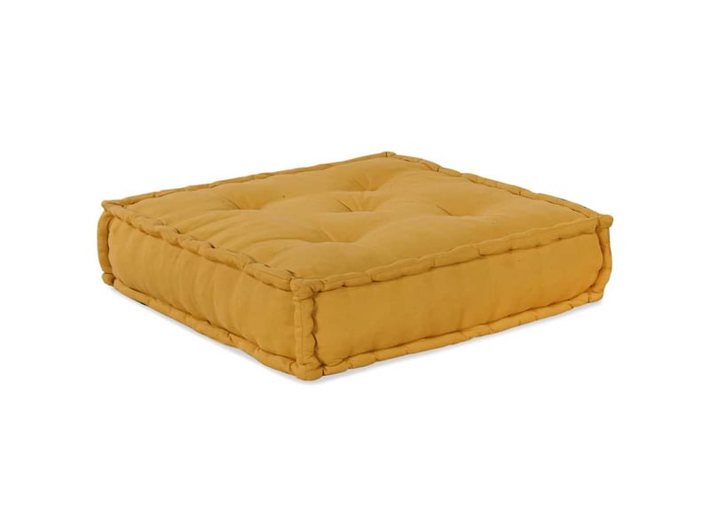  Unité de canapé modulaire 2 pc tissu jaune 140 x 70 x 36 cm cf22977  - Conforama D