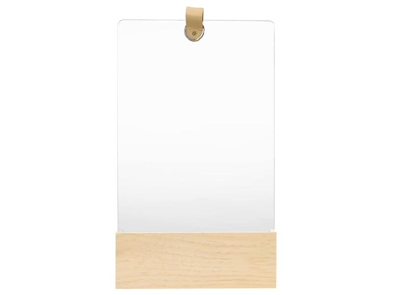  Miroir mural bois de pin massif 23x39,5 cm cf62832  - Conforama B