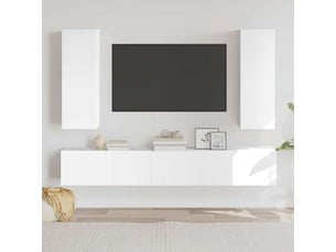 Meuble tv coloris blanc 80 cm <strong></strong>  <strong></strong>