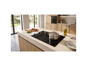 Table induction 4 zones 7200w vitrocéramique noir avec boost