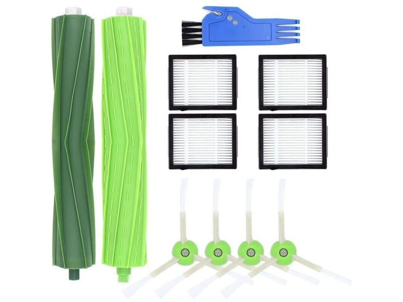  Brosses à rouleau &amp; brosse latérale &amp; filtres hepa kit d'accessoires de rechange pour irobot roomba i7 i7 + i7 plus e5 e6 e7 aspirateur  - Conforama A
