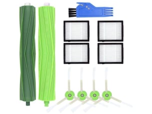 Brosses à rouleau & brosse latérale & filtres hepa kit d'accessoires de rechange pour irobot roomba i7 i7 + i7 plus e5 e6 e7 aspirateur