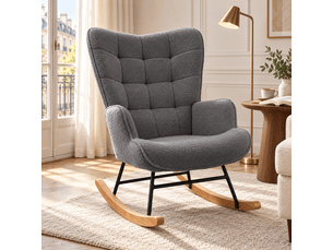 Fauteuil fixe  DWEEZNOP Tissu gris