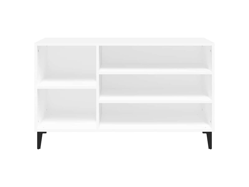  Meuble à chaussure | armoire à chaussures blanc 102x36x60 cm bois d'ingénierie shl828  - Conforama E