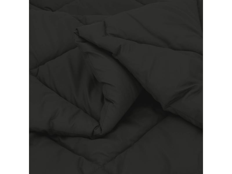  Duvet - couette complet toute l'année noir 135 x 200 cm microfibre  - Conforama E