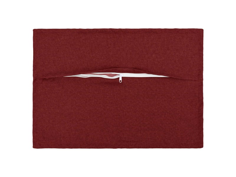  Lot de 2 coussins avec oreiller, coussins décoratifs houten bordeaux lin synthétique cf51150  - Conforama C