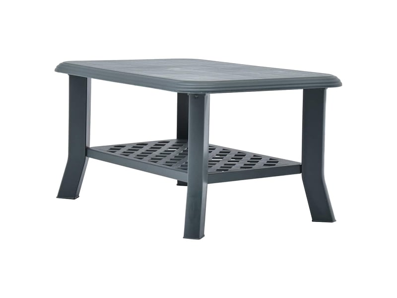  Table basse - table de salon - table à thé vert 90x60x46 cm plastique  - Conforama D