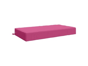 Coussin d'assise, coussin pour chaisecanapé soest 100 % polyester rose 120 x 80 x 15 cm cf51473