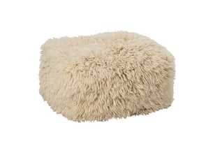 Pouf / repose pied PARIS PRIX beige