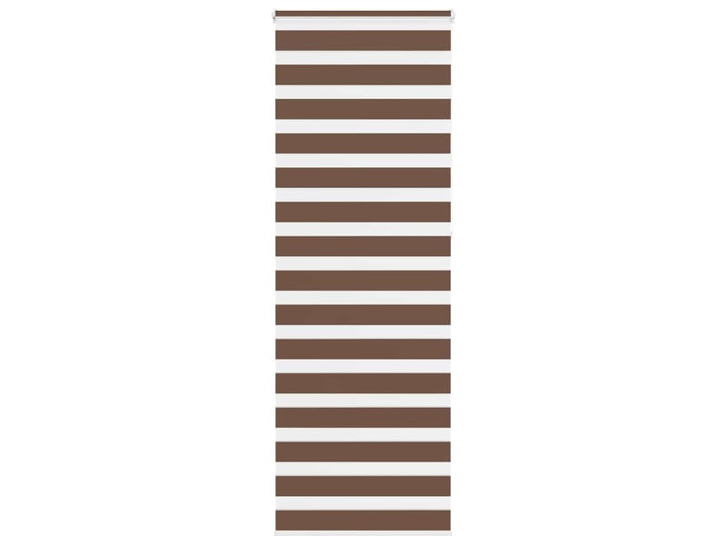  Store zèbre, store de fenêtre marron 80x230 cm largeur du tissu 75,9 cm polyester cf48734  - Conforama B