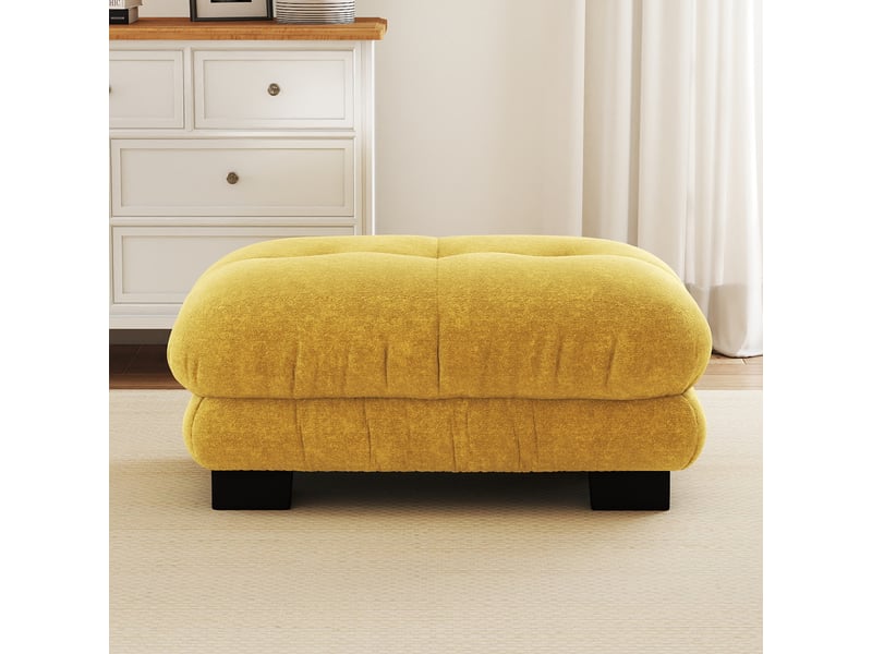 Pouf paris - jaune SF20250027061 - Conforama D