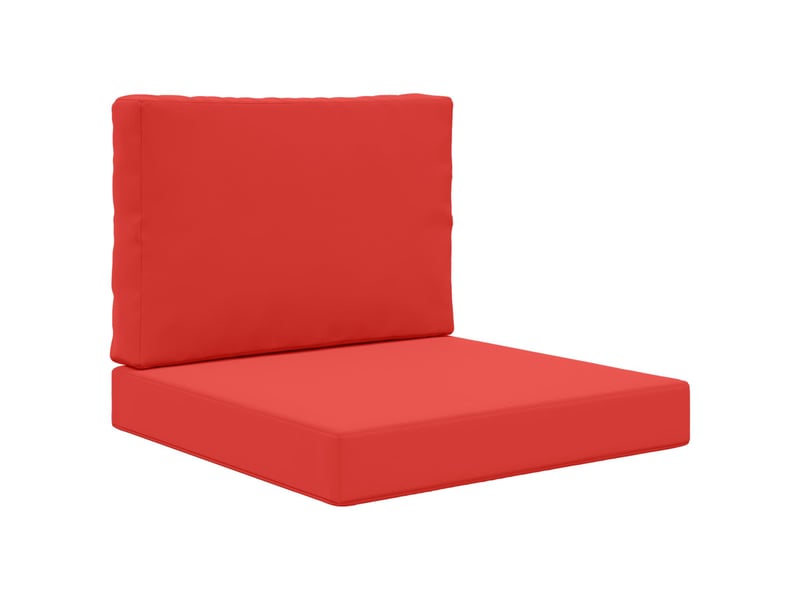  Coussin de canapé d'extérieur, coussin de chaise polyester rouge 60 x 60 cm cf54152  - Conforama A