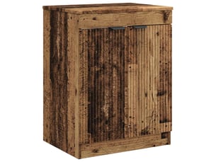 Armoire de salle de bain, meuble de rangement bois ancien 54x41x70 cm shl879