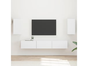 Meuble tv coloris blanc 30 cm <strong></strong>  <strong></strong>
