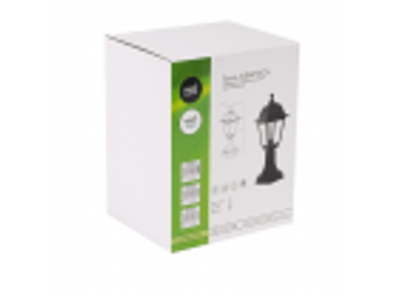  Lanterne de muret extérieur fabrilamp albahaca blanc, 1 x e27, ip44, 41,5 x 16,5 x 16,5 cm 125871001 - Conforama D
