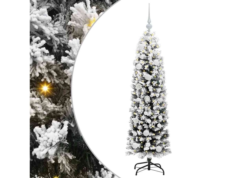 Sapin de noël artificiel, arbre de noël vert 150 cm pvc et acier et plastique shl1743 - Conforama A