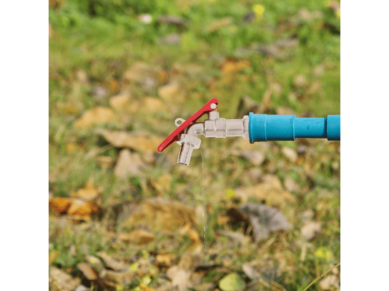  Robinet de jardin verrouillable en laiton 34 à haut débit, résistant au gel système de verrouillage sécurisé pour arrosage extérieur  - Conforama C
