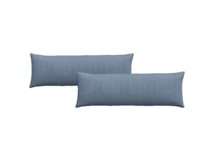 Lot de 2 coussins de canapé, coussins décoratifs bleu 120 x 40 cm cf58993