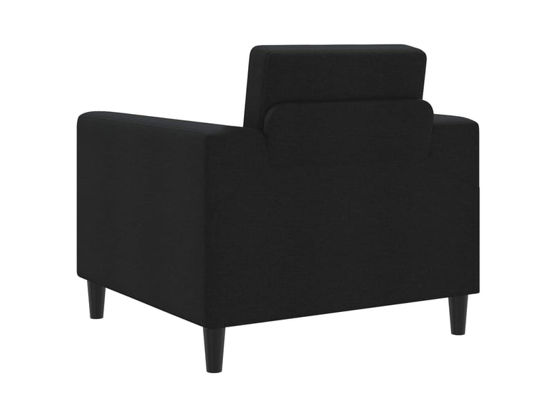 Vidaxl fauteuil noir tissu - Conforama E
