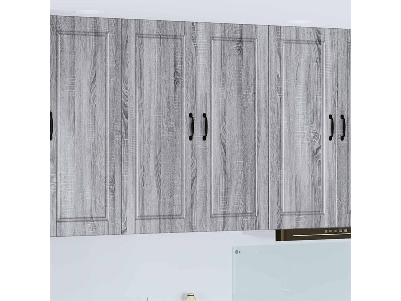  Meuble mural de cuisine, armoire de cuisine gris sonoma 80x31x100cm  - Conforama B