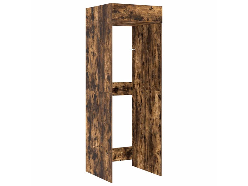 Armoire pour machine à laver chêne fumé 67,5x68x200 cm - Conforama A