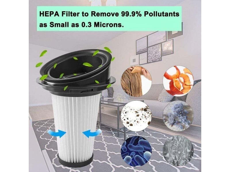  Enowelir lot de 4 filtres de rechange pour rowenta x-pert 3.60 x-pert 160 rh72xxx rh6921wo rh6933wo rh6971wo aspirateur balai rh6974wo  - Conforama D