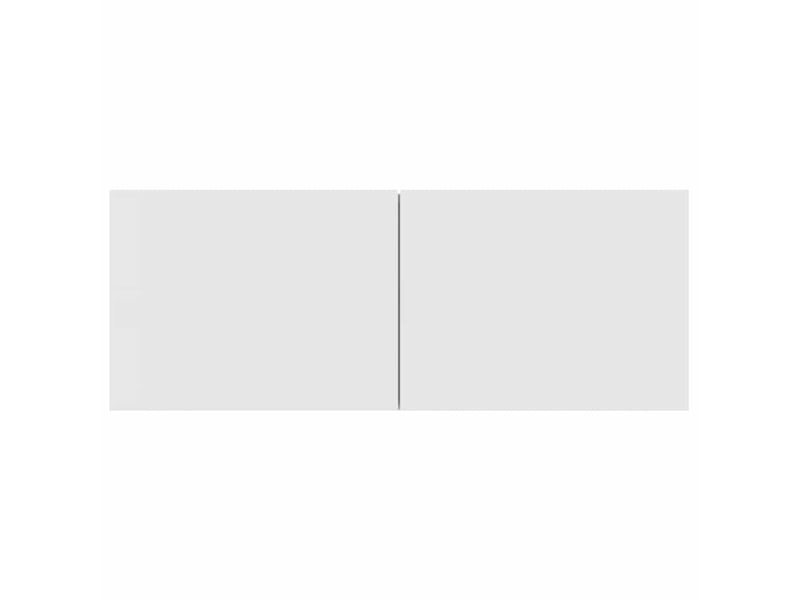  Ensemble de meubles tv 4 pcs blanc bois d'ingénierie shl24724  - Conforama E