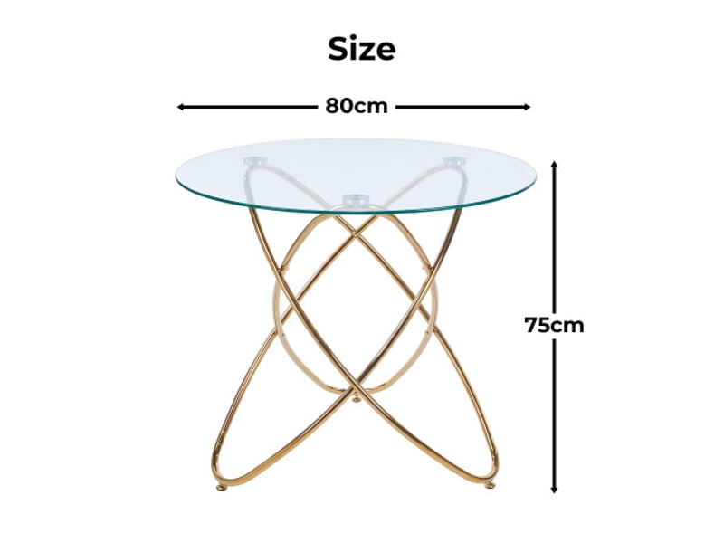  Ensemble salle à manger 5 pièces – table et 4 chaises, moderne et durable  - Conforama C