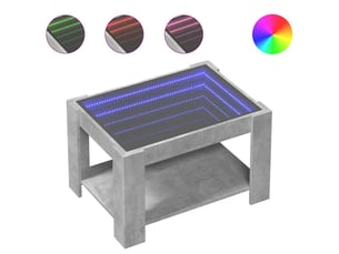 Table basse rectangulaire coloris gris