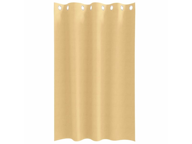  Lot de 2 rideaux occultants, rideaux black-out avec anneaux beige 175 x 140 cm cf44562  - Conforama D