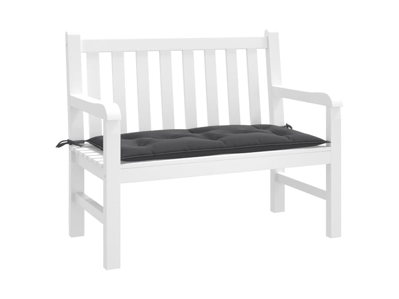  Coussin de banc de jardin, coussin d'assise anthracite mélangé 100x50x7 cm tissu cf52644  - Conforama B