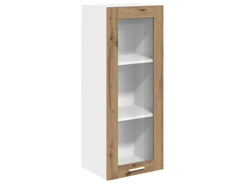 Meuble de rangement cuisine, armoire suspendue chêne artisanal 40x31x100cm shl2916 - Conforama A