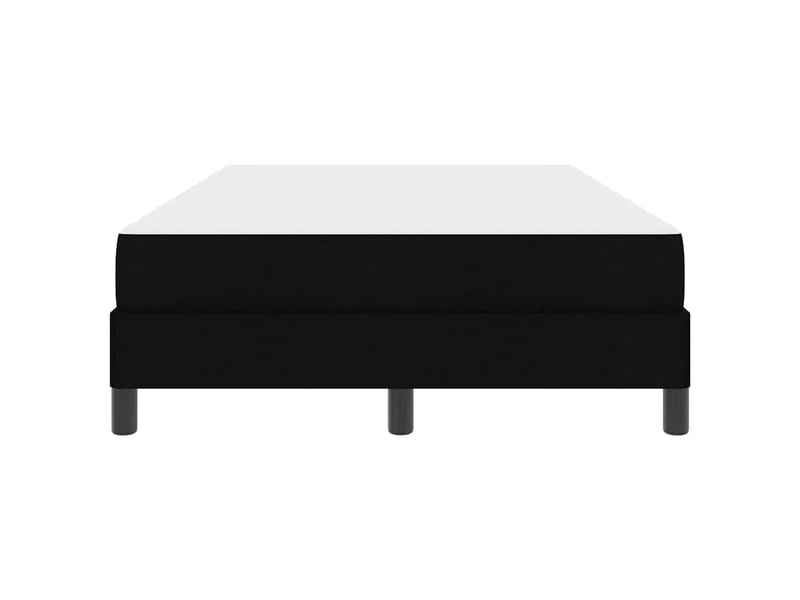  Lit double- lit adulte -  lit à ressorts noir 120 x 190 cm tissu  - Conforama D