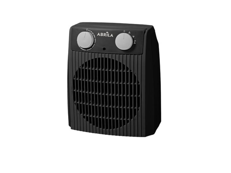  Chauffage soufflant ABRILA Nairobi 2000 W gris et noir, 2 puissances, 3 fonctions, thermostat réglable et voyant lumineux 229812028 - Conforama A