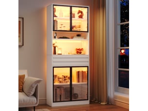 Meuble tv coloris blanc 35 cm <strong>DESMIU</strong>  <strong></strong>