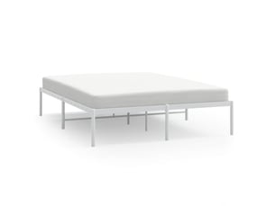Lit 2 places 150x200 cm    coloris blanc