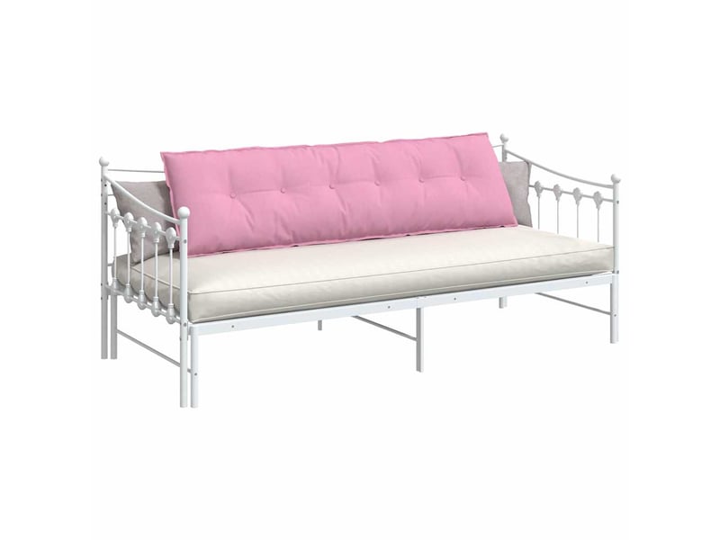  Coussin de dos, coussin de dossier rose 180 x 19 x 50 cm tissu cf54974  - Conforama C