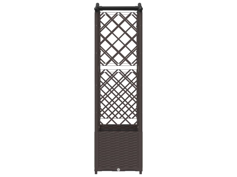  Jardinière - lit élevé avec treillis et toit marron 125 x 40 x 138 cm pp  - Conforama E