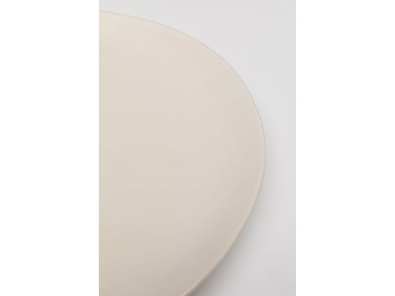  assiettes organic 26cm crème set de 6  - Conforama E
