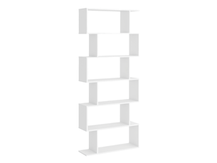 Bibliotheque coloris  blanc 6 étagère(s) PANGIVO  - 80 cm x 192 cm