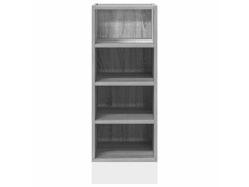  Meuble de rangement, meuble bas de cuisine gris sonoma 30x44,5x81,5 cm bois d'ingénierie  - Conforama D