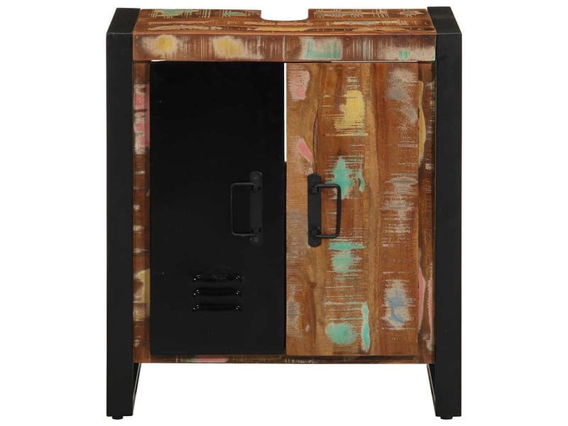 Armoire de salle de bain, cabinet de salle de bain marron 55 x 35 x 60 cm cf65105 - Conforama D