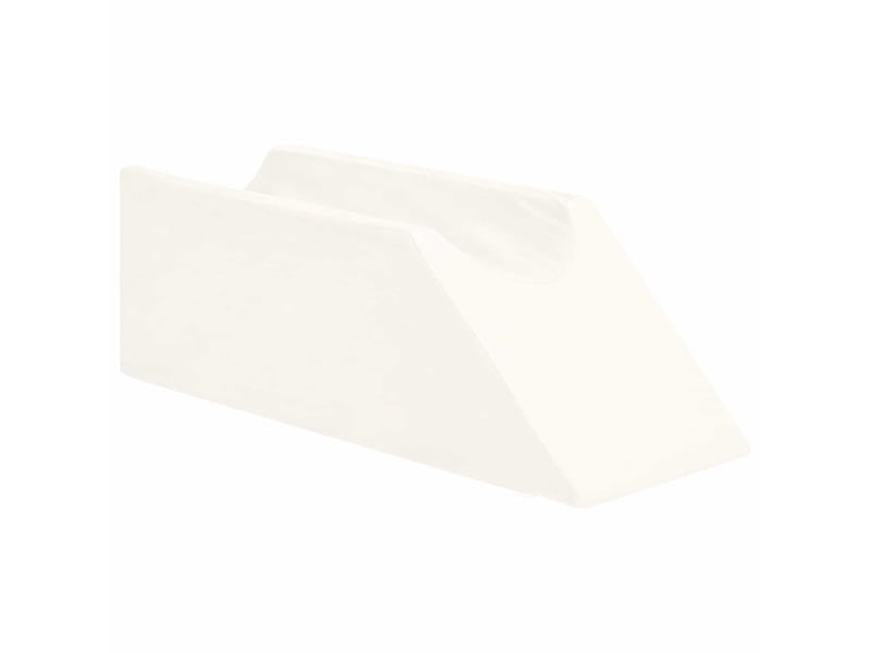 Coussin pour les jambes, oreiller 68 x 25 x 21,5 cm ferme mousse pu blanc cf56583 - Conforama A