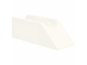 Coussin pour les jambes, oreiller 68 x 25 x 21,5 cm ferme mousse pu blanc cf56583