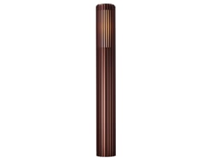 Potelet luminaire aludra 95 aluminium seaside marron metallise h. 95,4 ip44 nordlux-extérieur