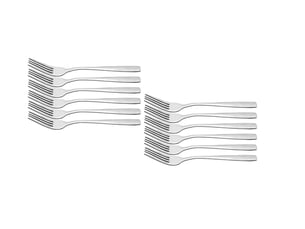 Lot de 12 fourchettes en acier inoxydable – idéal pour un usage quotidien
