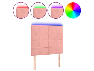 Tete de lit A poser largeur 80 cm rose