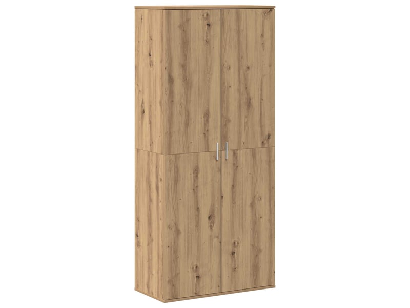 Haut armoire 80x39x178 cm bois d'ingénierie chêne artisanal - Conforama A