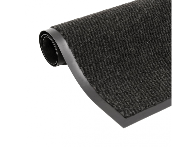  Tapis d'entrée rectangulaire à nœuds 40x60 cm noir - comfortxl 132703 - Conforama B