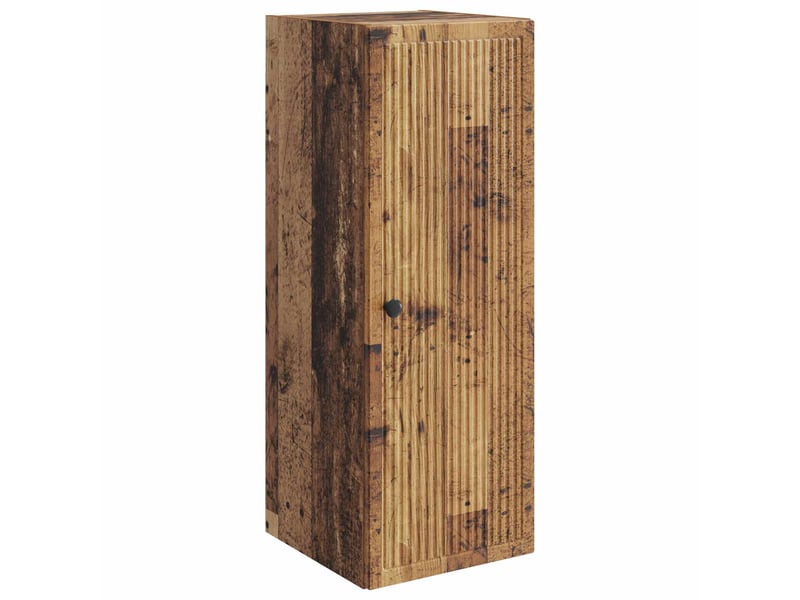  Armoire murale salon bois ancien 33x34,5x90cm bois d'ingénierie shl3127  - Conforama A
